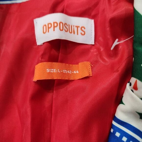 Men's Oppo Suits Christmas Blazer Suit Size L - Picture 5 of 5